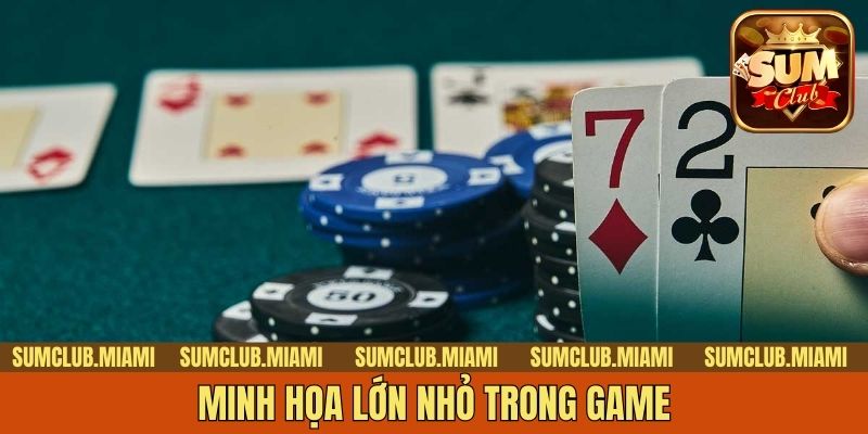 Minh họa lớn nhỏ trong game