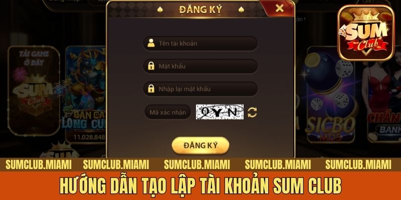 Hướng dẫn tạo lập tài khoản Sum Club